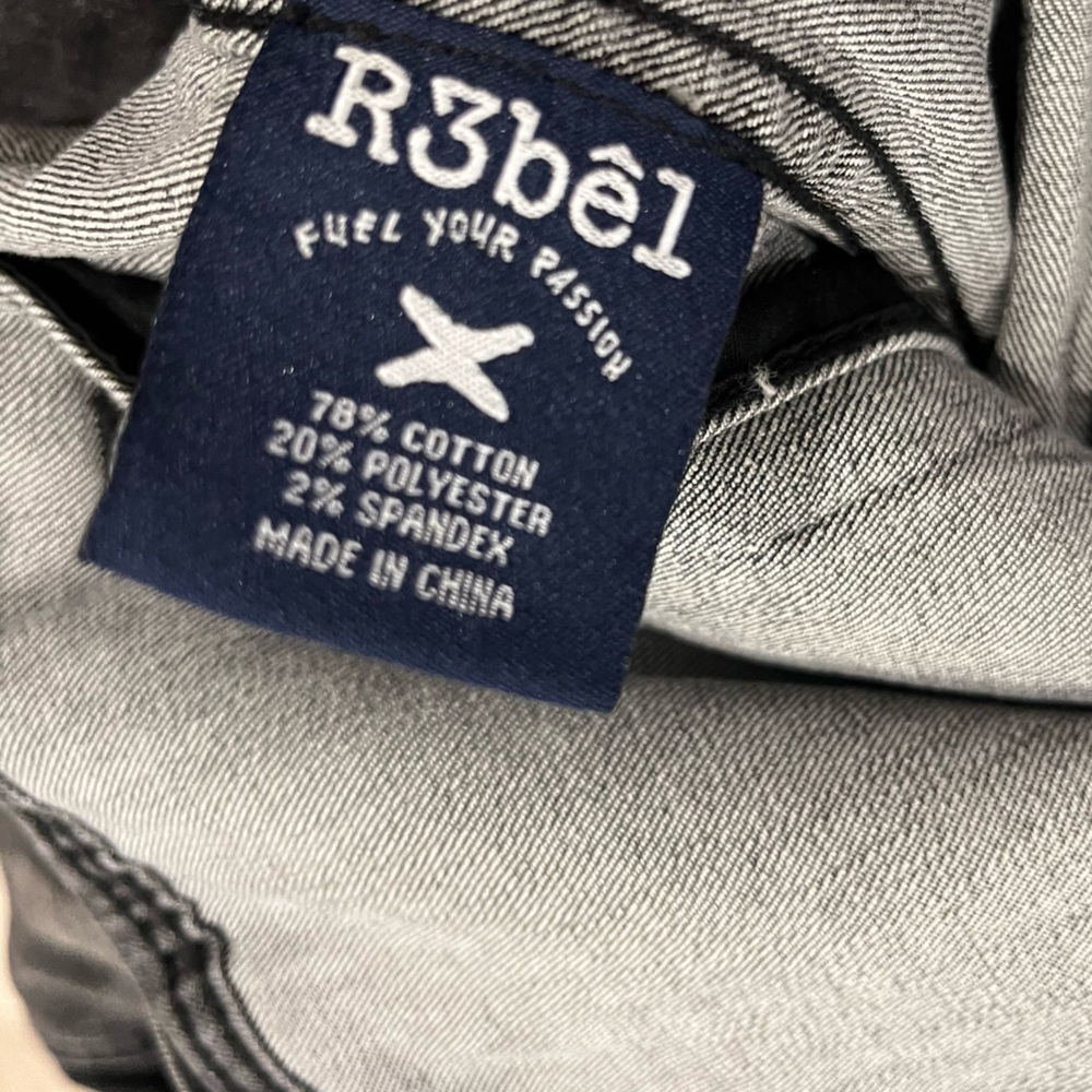 Mens Rebel (R3bel) Jean Jacket Size Large - Picture 11 of 11